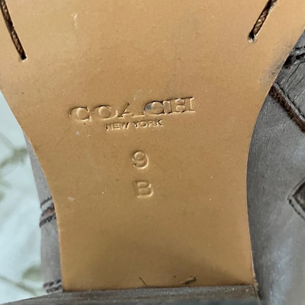 Coach nubuck booties - Picture 6 of 9